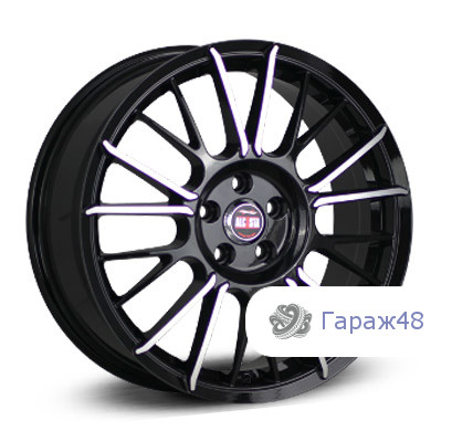Alcasta M33 R16 / 6.5J PCD 5x114.3 ET 45 ЦО 60.1 Литые Черный с полированной лицевой поверхностью